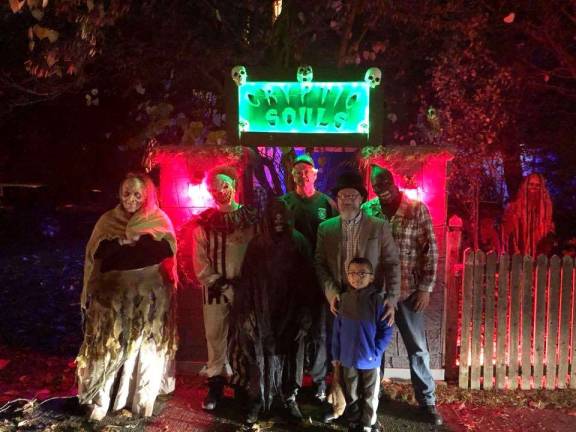Village residents invited to 'Scare the Mayor' Provided photo First-place winners of 2017 Scare the Mayor, Don Presutti and Nicole Moellman, with Trustee William Lindberg, Mayor Michael Newhard and Kid Mayor, Daniel Alquezada Madero.