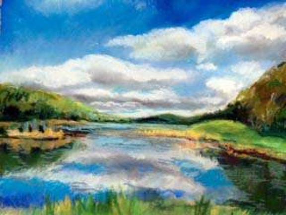 Pine Island Chamber hosts ‘Jazz and Art’ in the park on Saturday This is a landscape pastel by Diane Ouzoonian.