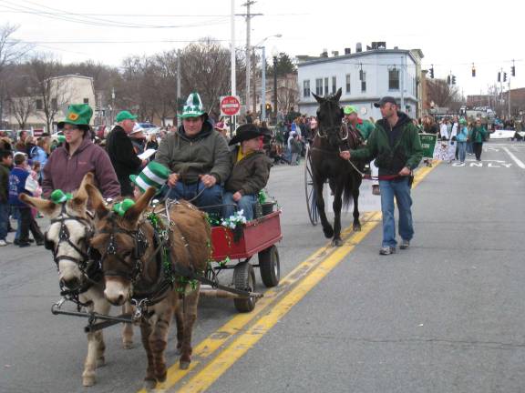 Orange County turns green this St. Patrick’s Day Provided photo Equines at last year's Mid-Hudson Saint Patrick’s Parade in Goshen.