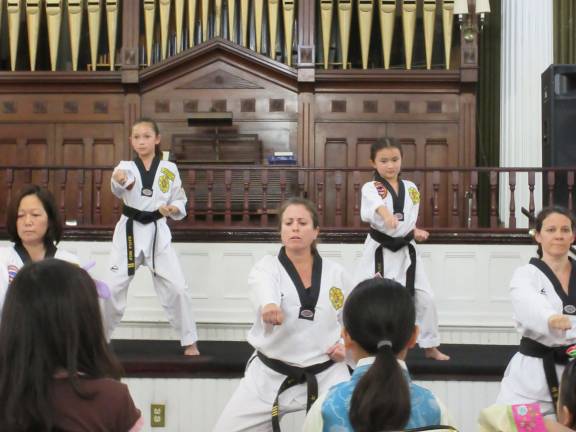 Korean Cultural Night dazzles the community Members of Chosun Taekwondo Academy in Warwick (Photo by Ginny Privitar)