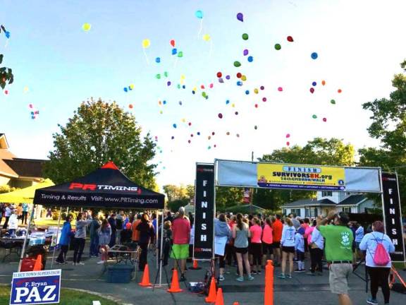 Survivors 8K Run/Walk this Saturday to raise money for cancer center Provided photo The balloon launch at last year's Survivors 8K Run/Walk.