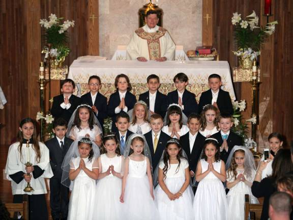 First COmmunion at Holy Rosary Church First COmmunion at Holy Rosary Church