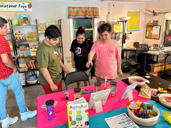 ‘Eureka Books and More’ opens in Sugar Loaf Kids check out some of the offerings during the store’s grand opening weekend.