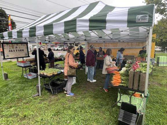 J&amp;A Farm at the Greenwood Lake Farmers Market.