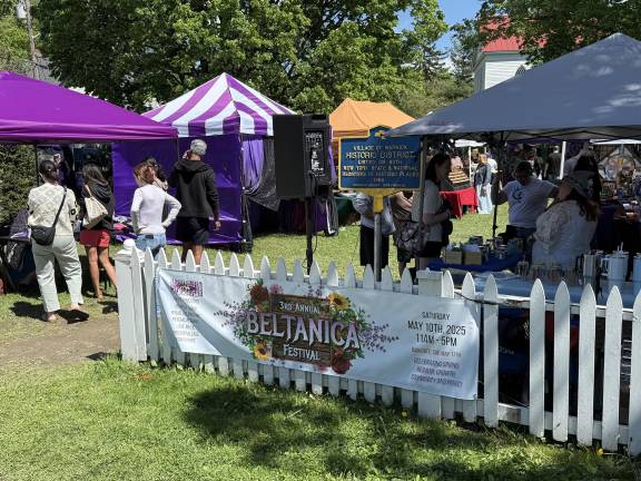Beltanica Festival welcoms warmer weather Entrance to the festival