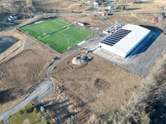 The site will provide various indoor and outdoor recreational space, including four outdoor soccer fields, two baseball fields, sand volleyball courts, two indoor soccer fields and two basketball courts. Fields for various grass sports such as lacrosse, flag football and field hockey, and hard courts for pickleball, volleyball and more will also be available.