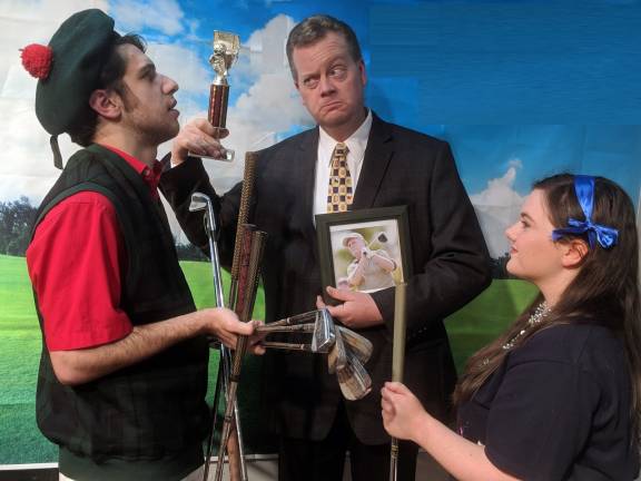 Monroe 'The Fox on the Fairway' opens July 6 Provided photo Pictured are Joseph Fox, Mark Von Oesen and Christina Polichetti, cast members of the "The Fox on the Fairway," a comedy-farce that opens July 6 for nine performances at the Playhouse at Museum Village.