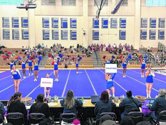 Lady Spartans place first in cheerleading competition