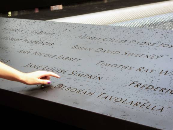Eleven years of reflection Susan Slater-Tanner's photo: "Touching and touched," Ground Zero 2012