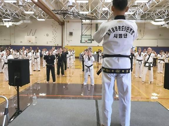 The full-day event on Saturday featured four hours of instruction by martial arts-legend Grandmaster Kyu Hyun Lee.