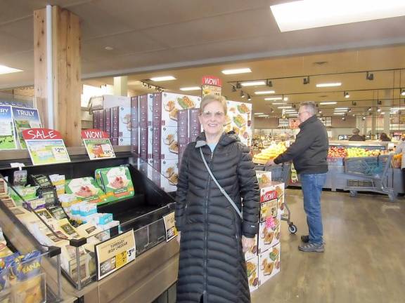 Jean, at ShopRite, with her husband Sam.