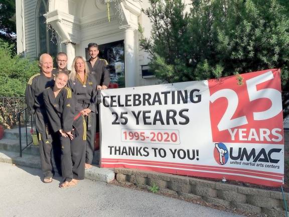 Pictured from left to right, beginning in front are: Master Danielle Ciarfella; in row two: Grand Master Edmund Ciarfella and Master Teresa Ciarfella; and in back: Master Ed Ciarfella and Master Jason Bender. Provided photo.