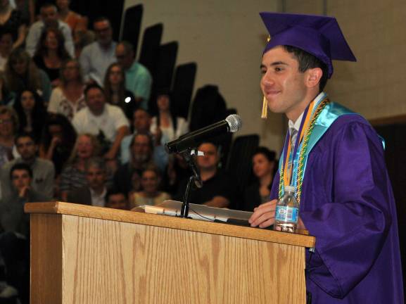 Warwick Valley High School Class of 2018 Jack Schenkman, Valedictorian and Class President