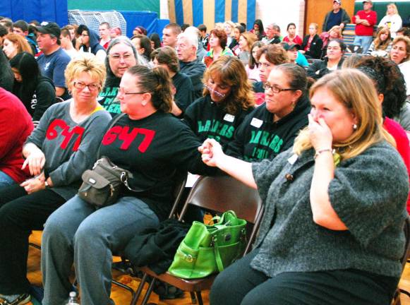 Tuxedo is back; GWL now has a three school parental choice option GWL board votes to reinstate Baker High School after Tuxedo officials submit revised $12,000 tuition rate Photo by Ed Bailey Parents react to the Greenwood Lake School Board's decision Tuesday evening that will include the Tuxedo School District as one of three choices that parent can make with regards to where they can send their children to high school for the 2013-14 school year. The other choices are Warwick Valley and Chester.