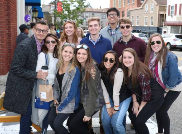 Applefest 2018 draws huge crowds These students from Sacred Heart University in Fairfield, Connecticut, decided Applefest would make a great day trip.