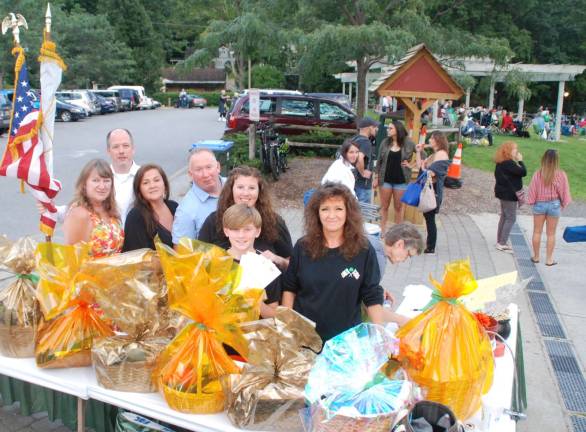 Greenwood Lake celebrates Irish Night at the Beach Raffle baskets were sold at entrance of the Greenwood Lake Gaelic Society's Irish Night At the Beach.