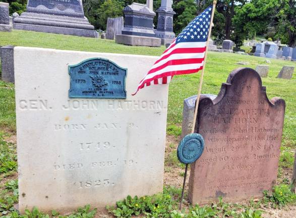 John and Elizabeth Hathorn gravestones at Warwick Cemetery. Provided photos.