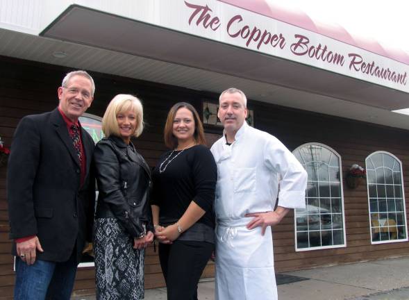 Warwick Valley Chamber of Commerce to host first mixer of 2014 at the Copper Bottom Photo by Roger Gavan From left, Warwick Valley Chamber of Commerce Executive Director Michael Johndrow, Board Members Janine Dethmers and Kristen Weiss and Copper Bottom Restaurant Chef and Owner Kevin May.