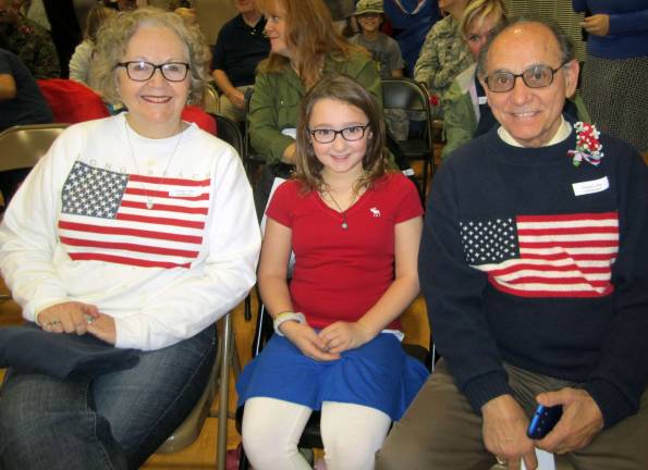 Park Ave students celebrate veterans Provided photo Park Avenue fourth grader Annabelle Wadeson is flanked by her grandparents, Kathleen Garritano, left, and her grandfather, Spec 4 Carmine Garritano, who served with U.S. Army in Vietnam.
