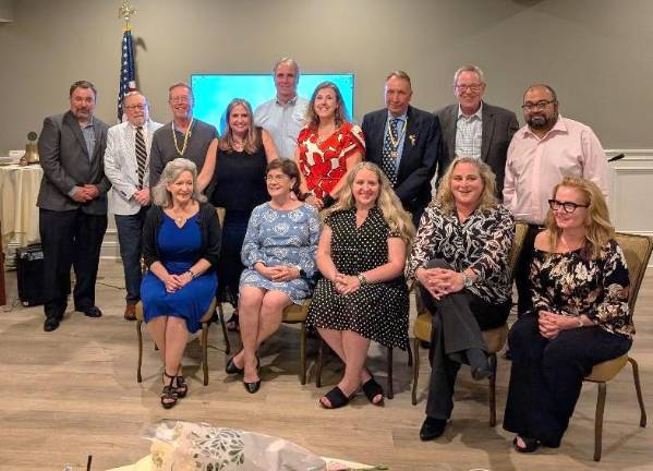Deborah Giuliani named Rotary Club president Warwick Valley Rotary’s leadership team for 2025-2026 includes front row: Tina Buck, Deborah Giuliani, Laura Barca, Joyce Perron and Cindy Vander Plaat; back row, Paul Ruszkiewicz, Tony Cosimano, Neil Sinclair, Laurene Iammetteo, Leo R. Kaytes, Maria Codd-Perez, John McGloin, Michael Johndrow and Ashish Anand.