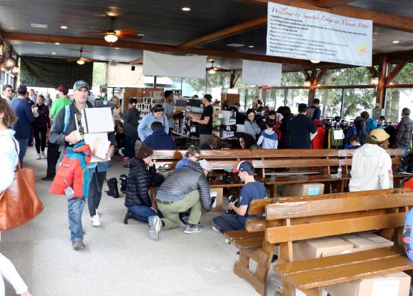 Great American Mt. Peter Ski and Snowboard Sale a huge success Photo by Roger Gavan The weather cooperated and huge crowds came out to enjoy the annual Great American Ski and Snowboard Sale at Mount Peter last weekend.