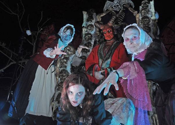 Halloween-themed fall fun offerings for the local area Photo by Bryan Haeffele The Devil's Coven at the Horseman's Hollow.