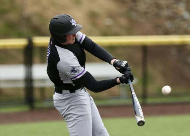 Kyle McDermott, #21, had four hits with two triples and four RBIs.