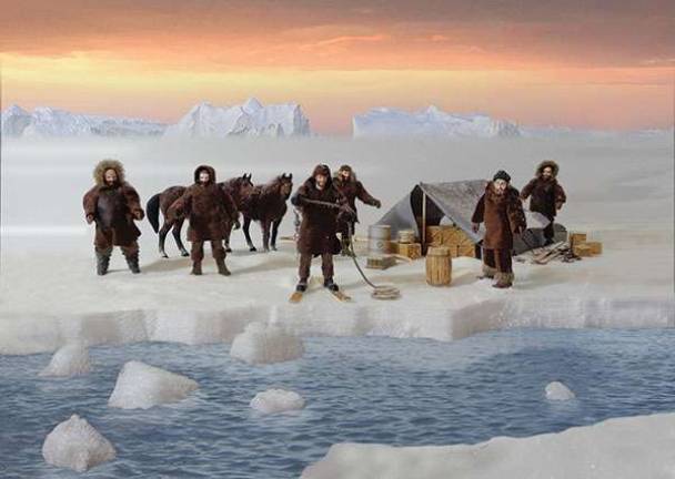 The explorers who have inspired me The original color version of "Stranded"