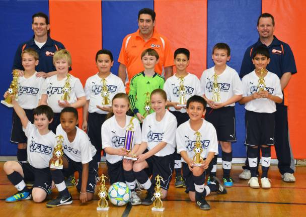 Florida U9 Strikers are soccer touchament champions Members of the Florida U9 Strikers are, beginning with the coaches in the back row: Thomas Bracken, John CampaÒa and Andrew Pauwels; second row: Declan Murphy, Christian Kozak, Tyler Pauwels, Sean Mitchell, Thomas Bracken, Cameron Panuska and Nicholas CampaÒa; and in front: Jimmy Piscitelli, Ruel Stephenson Jr., Morgan Kelly, Noelle Conde and Eddie Celiz.