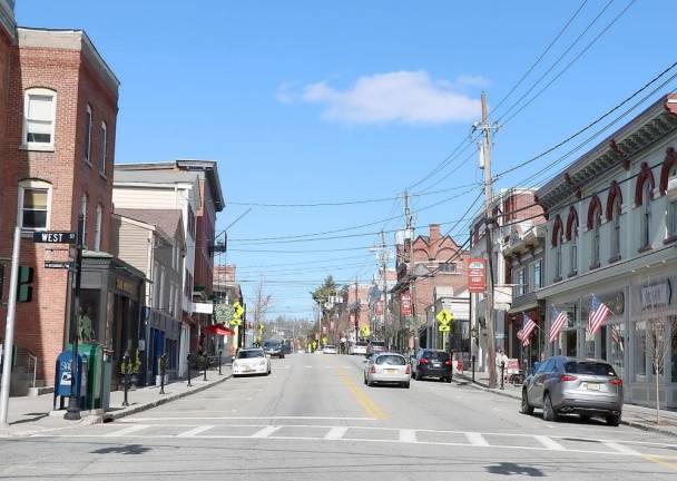 Deserted Main Street tells the story.