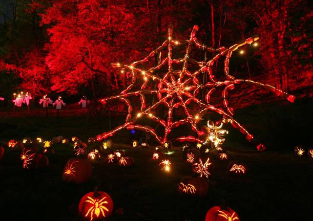 Halloween-themed fall fun offerings for the local area Photo by Tom Nycz A view of the Great Jack O'Lantern Blaze at Van Cortlandt Manor in Croton-on-Hudson, N.Y.