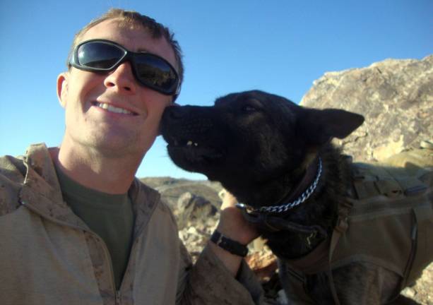 Flags ordered half-staff for Warwick Marine killed in Afghanistan Photo provided by U.S. Marine Corps Also killed in the incident was Marine Cpl. David M. Sonka. 23, of Parker, Colorado, and their military dog.