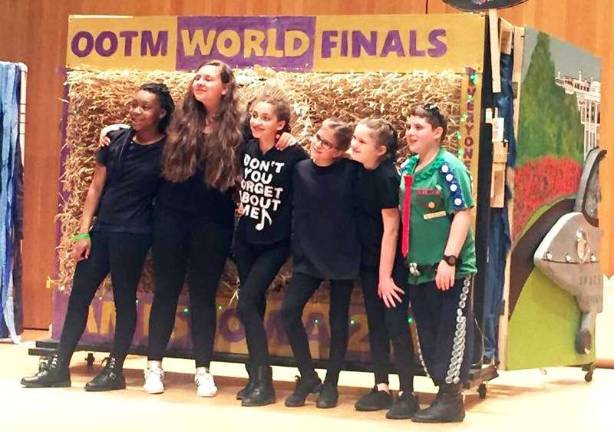 Odyssey of the Mind: 'It’s the journey that counts' Provided photos MS Emoji Team: Randi Seward, Sasha Blanchard, Sophia Samborski, Alana Adee, Mary Hoey and Stephen D'Ambrosio.