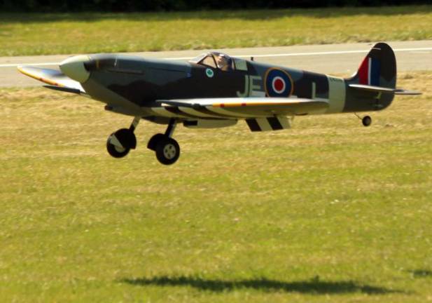 Warwick airport hosts third annual 'Electric Fun Fly' Photos by Roger Gsvan World War II Spitfire