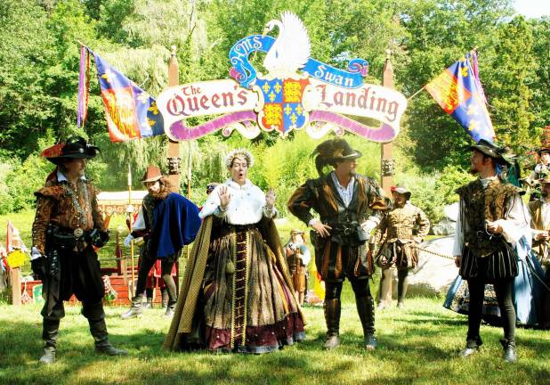 September brings food, festivals and parades to Orange County Photo by Ed Bailey Queen Elizabeth arrives by barge each weekend at the New York Renaissance Faire at Sterling Forest in Tuxedo.