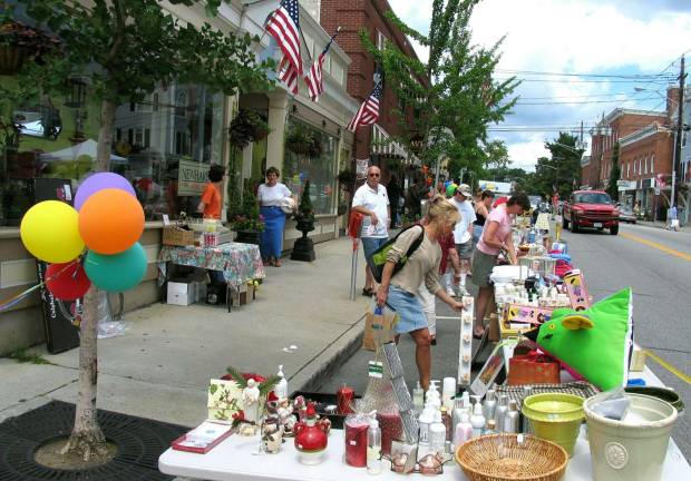 Warwick's Annual Sidewalk Sale this weekend File photo by Roger Gavan Scene from a previous July Sale.