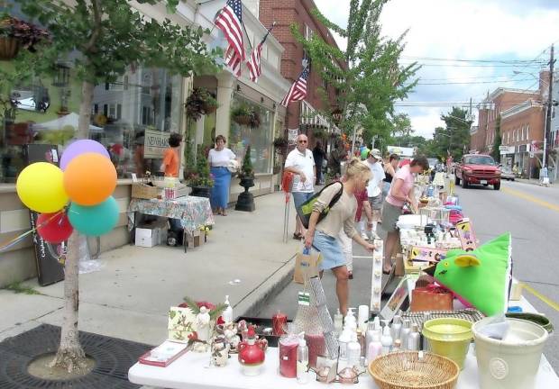 A scene at a previous July Sidewalk Sale.