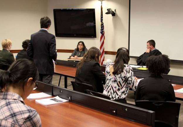 Mock Trial: High school students learn the dynamics of the courtroom The Mock Trial team from Warwick Valley High School eliminated the team from Chester Academy during the opening round of the tournament held Saturday, April 7, at the Orange-Ulster BOCES campus in Goshen.
