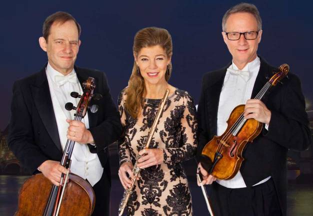The London Trio to play at the Albert Wisner Public Library on April 6 Provided photo The London Trio, a cello, flute and violin ensemble imbued in the tradition of Haydn's London Trios, will appear in concert on Friday, April 6, at 7 p.m. at Albert Wisner Public Library.