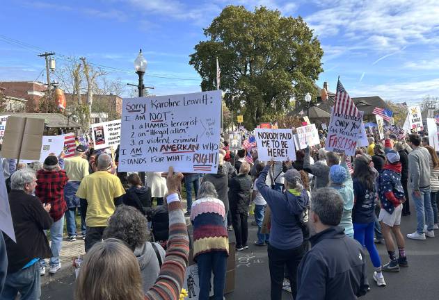 Hundreds rally in area’s second ‘No Kings’ protest Hundreds rally in area’s second ‘No Kings’ protest