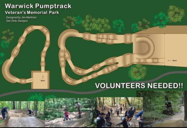 Lions buildling pump track Lions buildling pump track