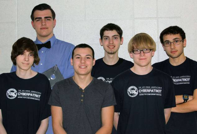 They really get IT Photo provided by Orange-Ulster BOCES CTE From left to right, CyberPatriot Gold Tier regional winners are: Brendan Rasenberger (Warwick Valley, Edward Green (Pine Bush), Elmer Palmer (Chester), Mark Hyatt (Pine Bush), Magnus Roberto (Pine Bush) and Camerin Figueroa (Pine Bush).