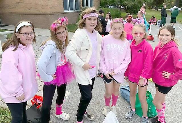 St. Stephen-St. Edward's School recently supported breast cancer awareness by participating in their annual Pink Day.