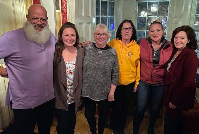 Planning is in full gear for the annual Warwick Holiday Party for Children in Need. Among those organizing the Dec. 11 event at the Warwick Reformed Church are, left to right: Wayne Patterson, Erin Andersen, Claire Gabelmann, Joyce Perron and Tina Buck. Provided photo.