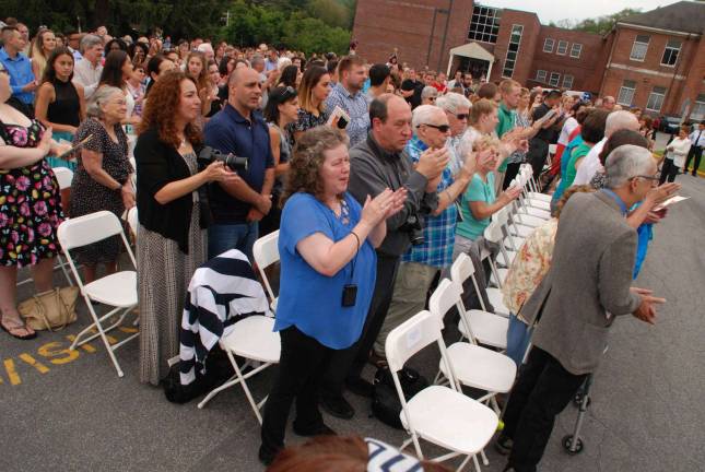 Cheers to the George F. Baker High School Class of 2015 As expected. the George F. Baker High School graduation drew a crowd of friends and family.