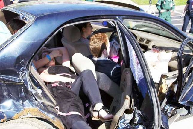 SADD holds mock crash SADD holds mock crash