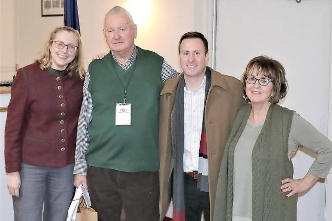 The Gavan family: Roger with his wife, Terry, son Sean, and daughter Peggy.