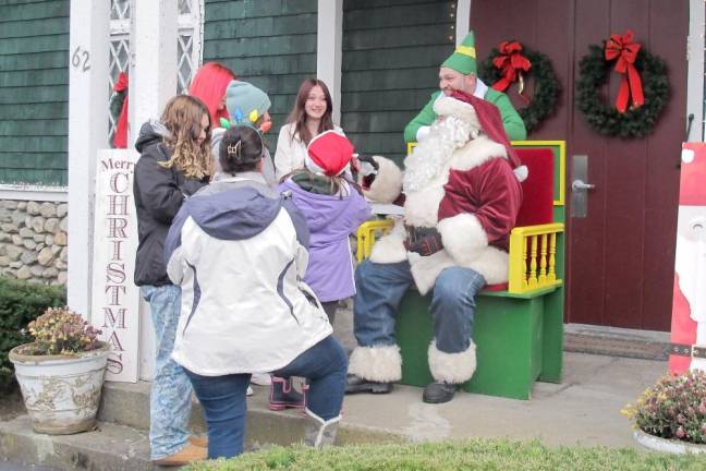 Singing, dancing, brass and Santa at Greenwood Lake tree lighting