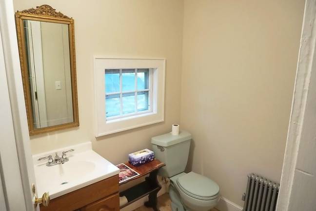 The Green Homestead’s first floor bathroom is refurbished.
