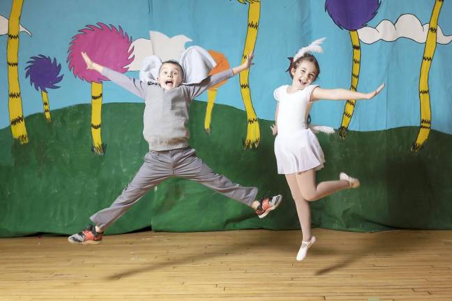 Cayden Brown and Fiona Contino star in “Seussical Kids.”